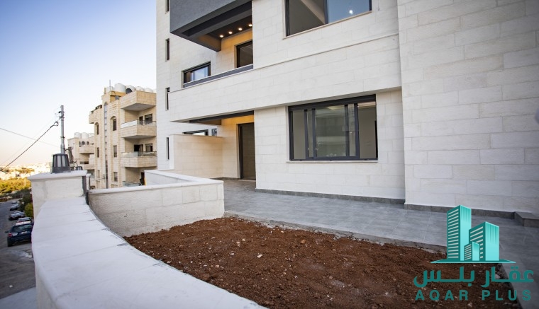 شقة مع حديقة في ضاحية الرشيد