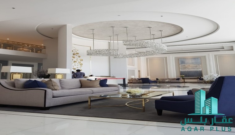 للإيجار شقة فاخرة في برج السيف