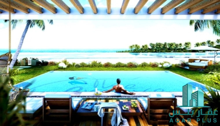 شاليه فى ذا جروف برؤية البحر 