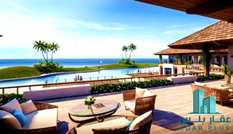 شاليه فى ذا جروف برؤية البحر 