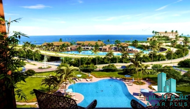 شاليه فى ذا جروف برؤية البحر 