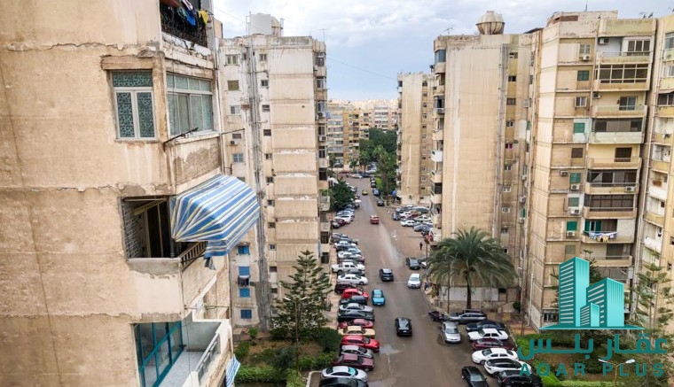 شقة للايجار 110 م سموحة