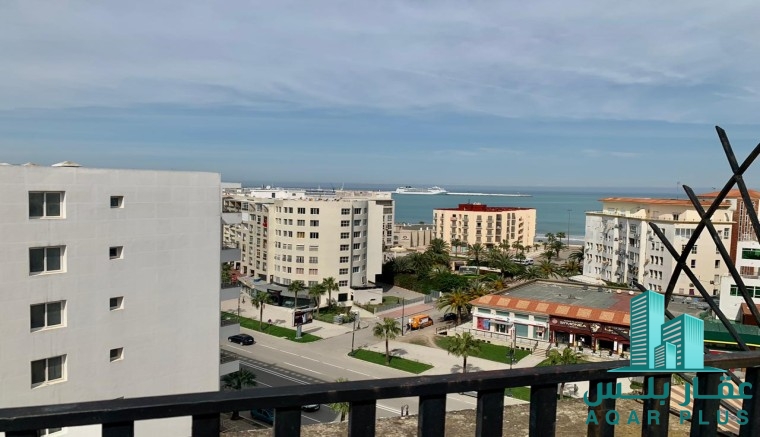 شقة تطل على شاطئ طنجة بحي ملبط