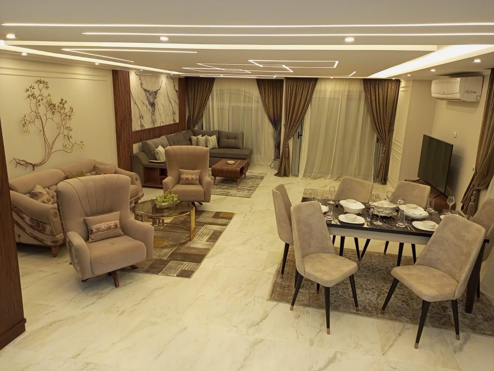 شقة ايجار بالمهندسين كود ١٢٥٥