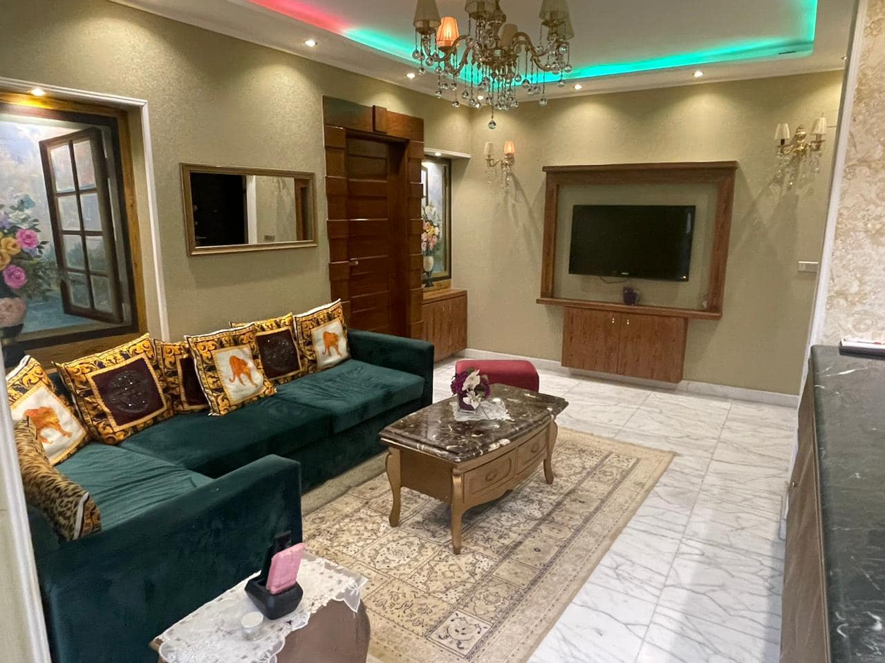متاح شقة للايجار في المهندسين جزيرة العرب كود 1088