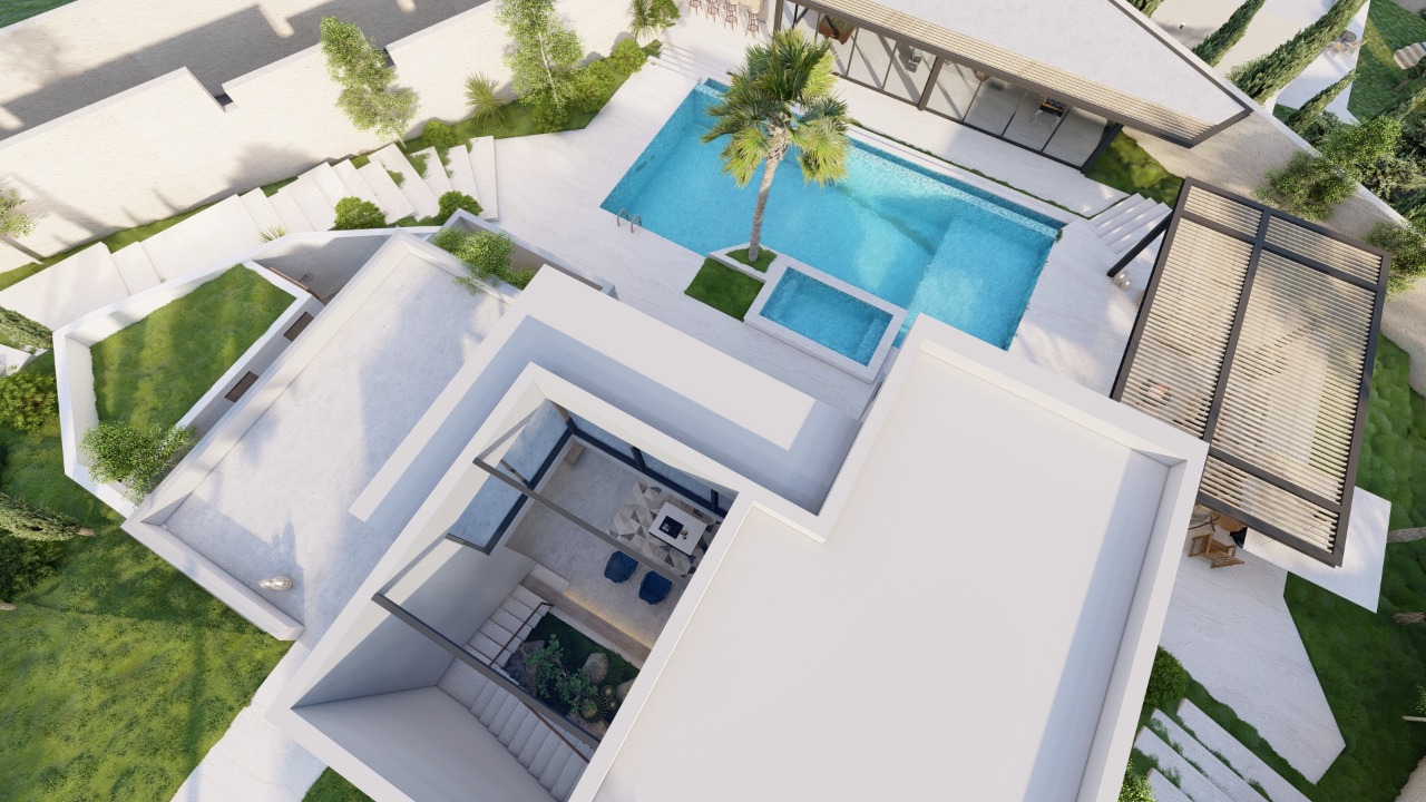 فيلا عصرية في مزرعة للبيع