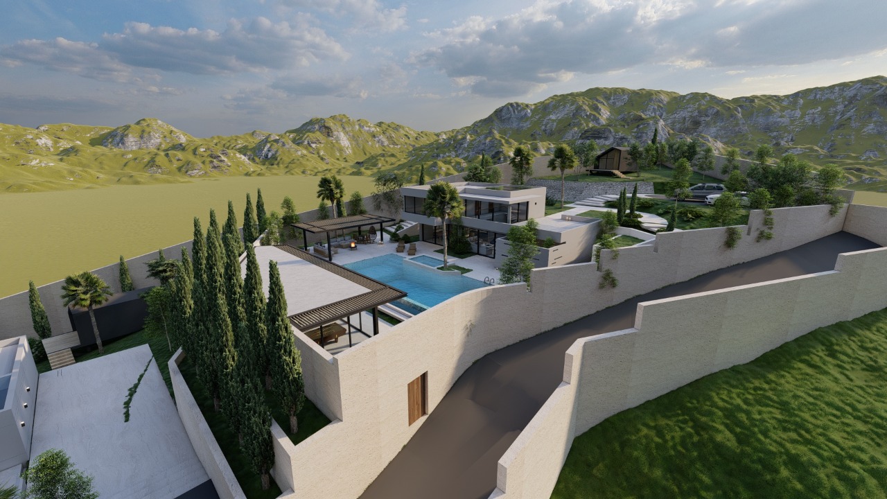 فيلا عصرية في مزرعة للبيع