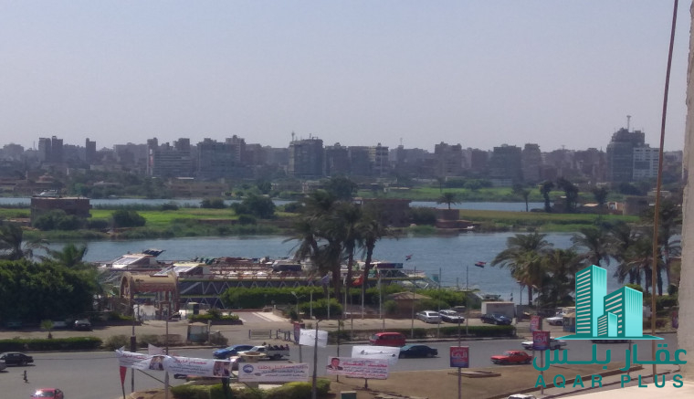 روعة وجمال النيل بشقة بالزهراء