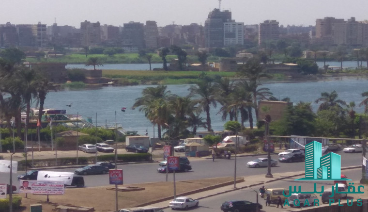 روعة وجمال النيل بشقة بالزهراء