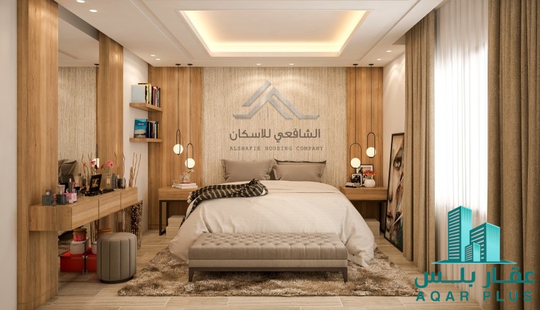 شقة أرضية فاخرة طريق المطار