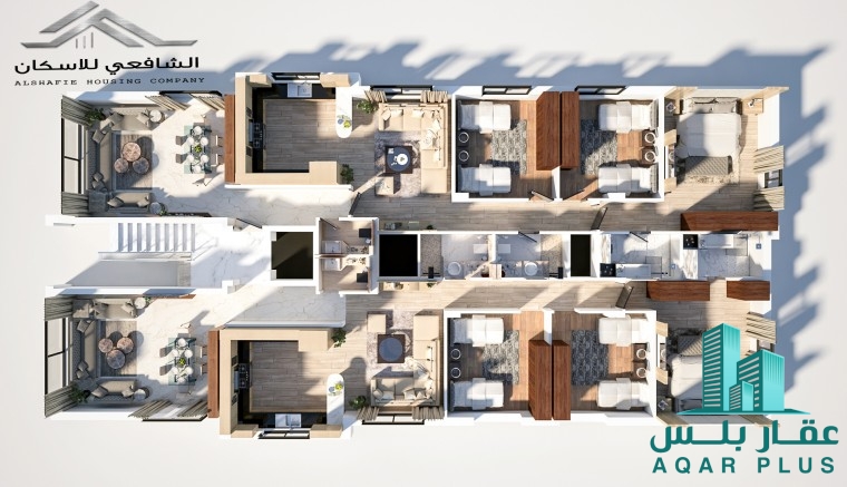 شقة مميزة طابق أول/ ثاني للبيع