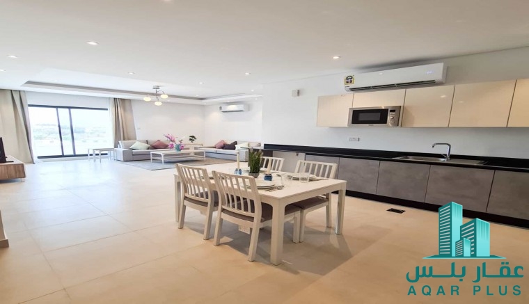 للإيجار شقة راقية في الجنبية 